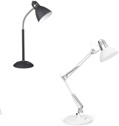 מנורות שולחן מתכתיות של Lepower, מנורת קריאה בעין עין לחדר שינה, חדר לימוד ומשרד