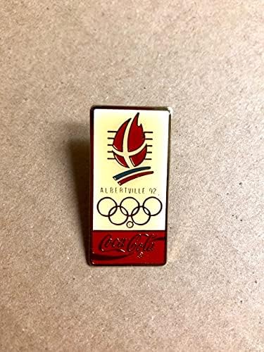 קוקה קולה 1992 סיכת האמייל האולימפית של אלברטוויל