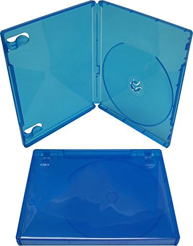 מקרי משחק כחולים - תואם לפלייסטיישן 4 - 1 קיבולת דיסק - 14 ממ - VGBR14PS4BL