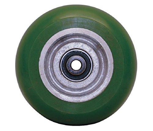 Albion PM0622808 6 פוליאוריטן על גלגל גלגלית אלומיניום, רוחב דריכה 2 אינץ ', מיסב כדור דיוק, 1250 קילוגרם