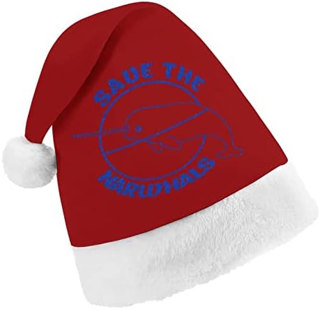 לחסוך את נרוולים חד קרן חג המולד כובע אישית סנטה כובע מצחיק חג המולד קישוטים