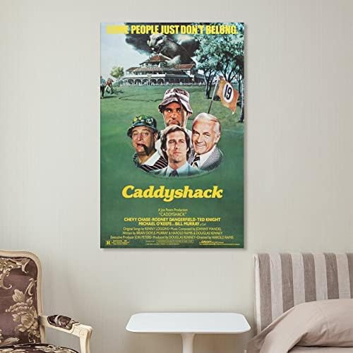 Caddyshack 1980 פוסטרים סרטים פוסטרים וינטג 'קומדיה קלאסית סרט קיר אמנות קנבס קיר אמנות הדפסים לעיצוב