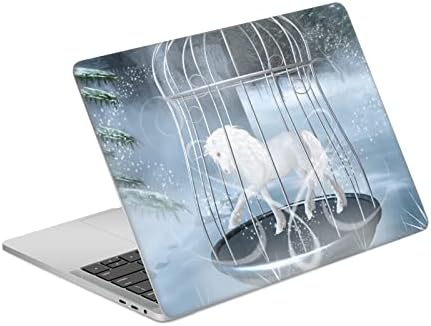 עיצובים של תיק ראש מורשה רשמית סימון גת'טרווה שבוי חד קרן ויניל מדבקה מדבקות עור מדבקות תואם ל- MacBook