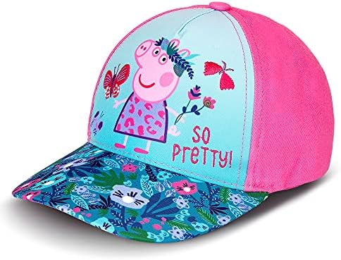 הסברו בנות בייסבול כובע, פפה חזיר מתכוונן פעוט כובע לגילאי 2-4
