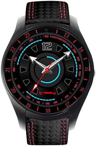 LINSAY® EX-7 כבד חכם שעון אדום עם מצלמה ועוזר גוגל