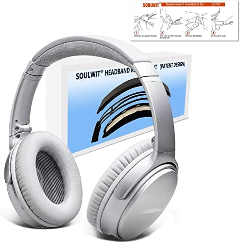 ערכת סרטים להחלפת Soulwit עבור Bose QC35 & QuateComfort 35 II אוזניות, התקנת DIY קלה