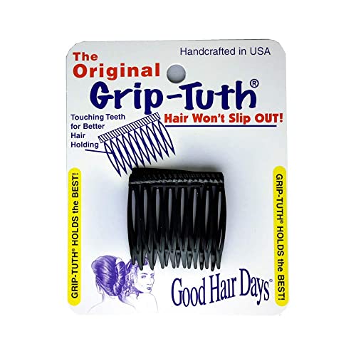ימי שיער טובים אחיזה טות שיער מסרקים 40072 סט של 2, ברור 1 1/2 מסרקים רחבים