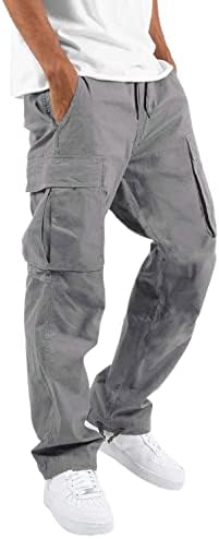 גברים מכנסיים מטען חיצוני משקל קל משקל טקטי טיול טיולים ג'וג'ר קלאסי מתאים לכיסים מרובי כיסים מטענים