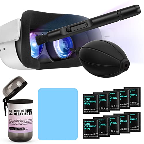 ערכת ניקוי אביזרים של Unido VR לניקוי עדשות תואמת למצלמות/DJI Drone/PS4 VR עדשת אוזניות.