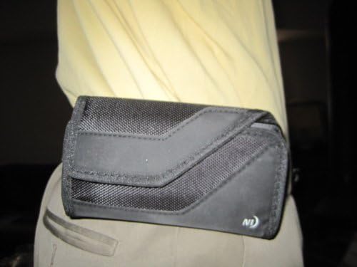 Nite ize Black Sideeways אופקי מחוספס כבד כבד X-Cover Case w/קליפ חגורה קבוע עמיד מתאים ל- Sony Xperia