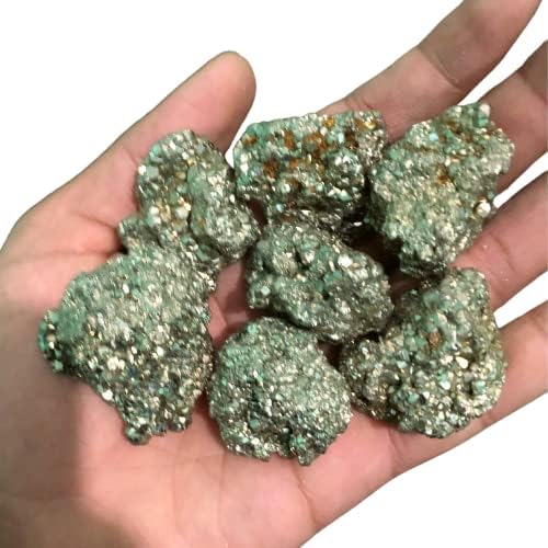 אבן פיריט טהורה אנרגיה גבוהה ברזל טבעי סלע זהב רייקי קריסטל גולמי אשכול מחוספס מקורי באיכות גבוהה AAA