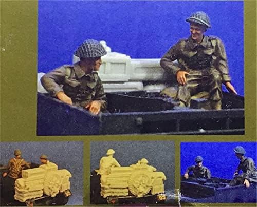 1/35 שרף חייל דגם מלחמת העולם השנייה חייל יושב שרף דגם מיניאטורי ערכת