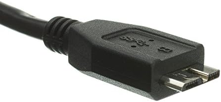 ACL 3 רגליים USB 3.0 זכר לכבל זכר מיקרו-B, שחור, 1 חבילה