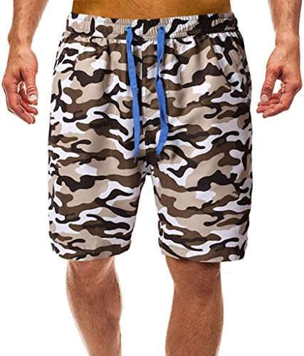 מכנסיים קצרים לגברים Zefotim 2019 הסוואה קיץ הדפסת גזעים מהירה גלישה בחוף יבש ריצה קצרה