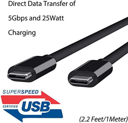 טעינה ישירה של USB מסוג C ותואמים כבל נתונים תואמים למומנטום של Sennheiser True Wireless 3 עם מחברי