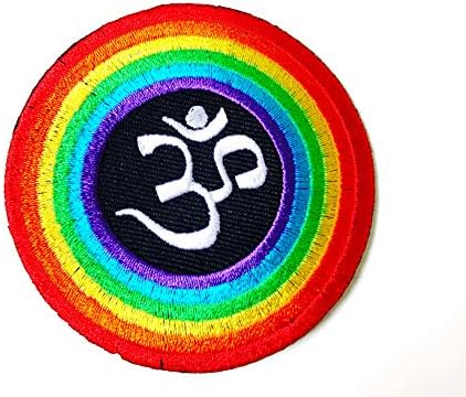 Th Aum om Infinity הינדואיזם הינדי יוגה יוגה קשת טלאי לוגו תפור ברזל על תלבוש בגדי טלאי של תאי אפליקציה