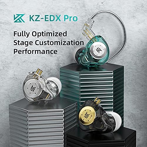 CCZ קפה שעועית Hifi אוזניות אוזניות+ kz Edx Pro אוזניות באוזניות צג אוזניים