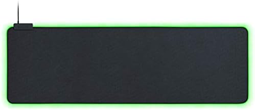 רייזר קראקן וי 3 היפר-סנס מעל אוזניות משחקי מחשב באוזן, משטח עכבר גיימינג שחור להסרה ורייזר, שחור קלאסי