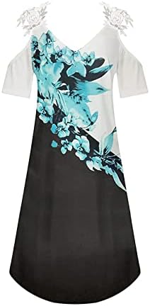 שמלות קיץ Zefotim לנשים 2023 ללא שרוולים v צוואר פרחוני מיני חולצת שמלה שמלת כיסוי קז'ואלים בגדי ים