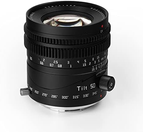 TTArtisan 50mm F1.4 הטיה ידנית עדשות צמצם גדול Full Frame הטיה דיוקן עדשה תואם ניקון Z הר מצלמות Z6、Z7、Z50、Z5、Z6II、Z7II、Z9,