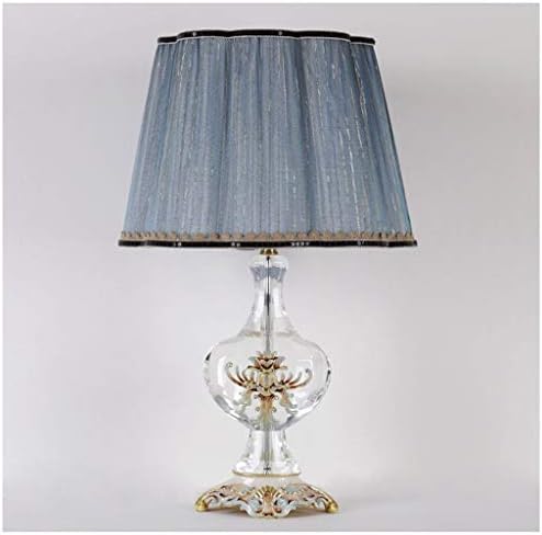 מנורת שולחן קרמיקה של ZHYH מנורת מיטה לחדר שינה לסלון בית תפאורה מנורה חדר שינה תאורה מקורה