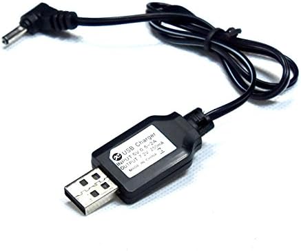 7.2V/250MA USB מטען 3.5 ממ תקע עם מנורת טעינה
