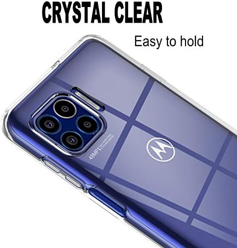 QitayoLife Crystal ברור מיועד למוטורולה מארז 5 גרם אחד, 1.2 ממ עובי סיליקון גמיש כיסוי אחורי, דק דק
