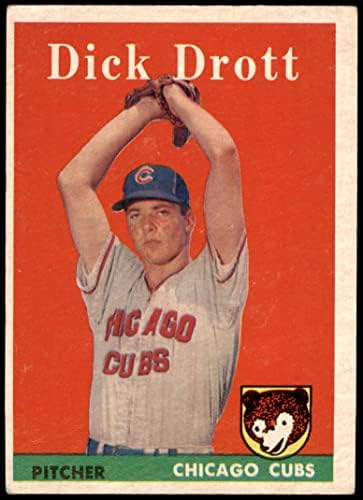 1958 Topps 80 Dick Drott Chicago Cubs VG/Ex Cubs