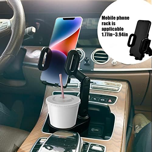 רכב מחזיק כוס טלפון נייד מחזיק, רכב כוס נייד טלפון שני-ב-אחד מחזיק, מתכוונן מחזיק כוס, רב-פונקציה נייד