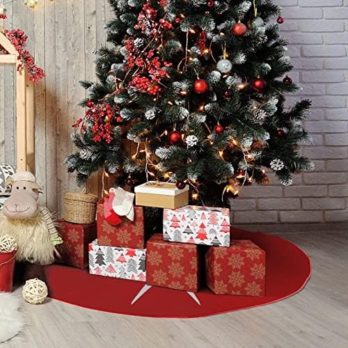 מספריים מספריים של גולגולת חצאית עץ חג המולד עץ חג המולד רך קישוט לחג המולד לחג המולד למסיבת חג 30 x30