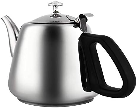 סיר תה לחלק העליון של הכיריים, 1.5L/2L תותי כיריים נירוסטה שפוך מעל סיר תה להכנת תה בבית קמפינג במטבח