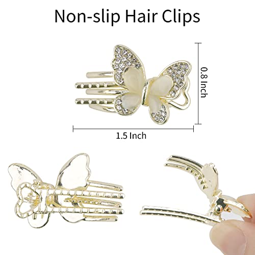 Chanaco Butterfly Clips Clips Mini Claw Clip