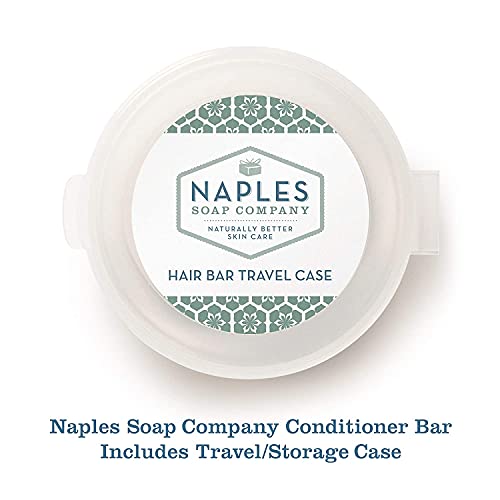 חברת סבון נאפולי מרכך מוצק בר-ללא פרבנים, פתלטים-טיפוח שיער בעבודת יד, ידידותית לסביבה, לחות לשיער רך
