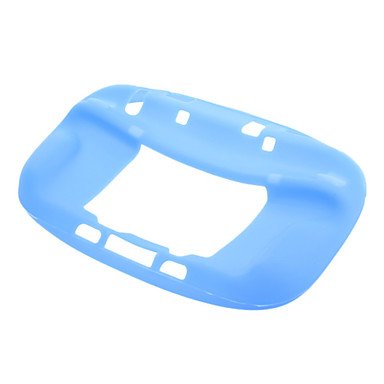 כיסוי ג'ל עור רך סיליקון חדש-כחול חדש לנינטנדו Wii U Gamepad