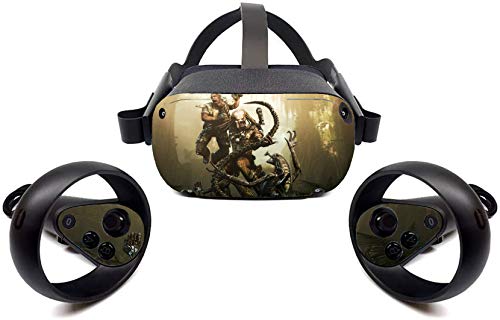 אביזרי Oculus Quest עורות מפלצות בלתי נראים אוזניות VR ומדבקות מדבקות מבקר מגן בסדר anh yeu