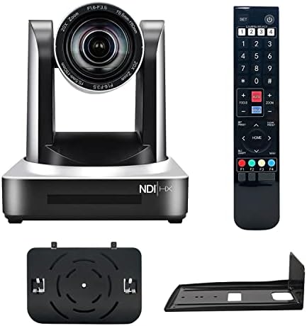 מצלמת HCSTVCON NDI PTZ, 20X זום אופטי בו זמנית HDMI, 3G-SDI, NDI IP מצלמת שידור זרימה בשידור חי, NDI