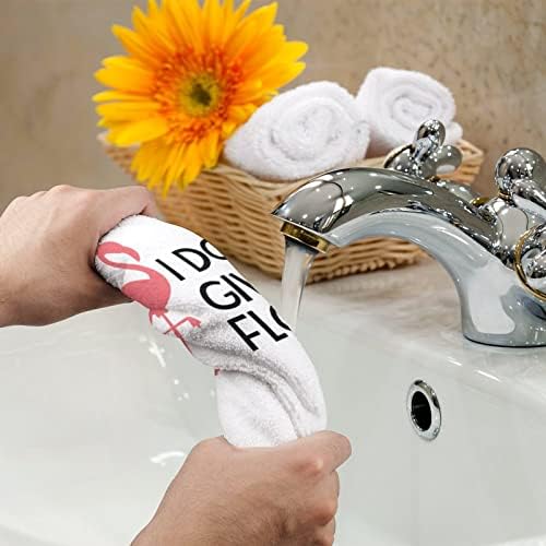 מגבות ידיים של פלמינגו ורוד פנים שטיפת גוף מטלית כביסה רכה עם חמוד מודפס למטבח אמבטיה מלון יומיומי שימוש