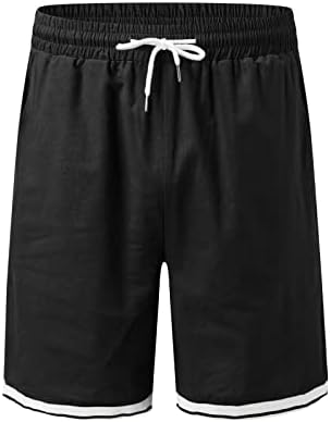 אביב האביב הקיץ של הגברים סט אופנה 2 חלקים חוף חוף שרוולים קצרים חולצת פשתן ומכנסיים קצרים עם גברים