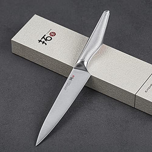 סכין שירות של שף טורוו 6 אינץ 'סכין מזון חד אולטרה -אינץ