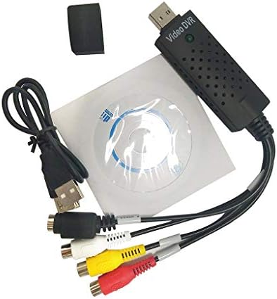 3i0eeo USB2 0 VHS ל- DVD ממיר ערכת וידאו אודיו SCART RCA כבל WIN10