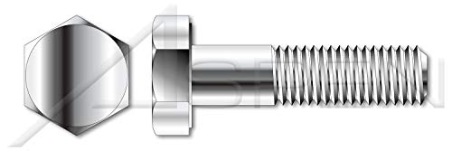 M12-1.75 x 95 ממ, DIN 931 / ISO 4014, מטרי, ברגי כובע ראש משושה, חוט חלק, נירוסטה A2