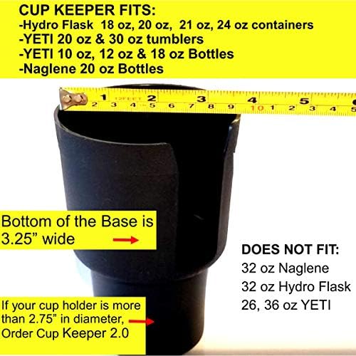 מתאם מחזיק כוס שומר גביע גדג 'יט מרחיב מחזיקי כוסות לרכב ברוחב 2.5 -3 להחזיק משקאות שהם 3.25& 34;