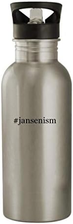 מתנות Knick Knack Jansenism - בקבוק מים מפלדת אל חלד 20oz, כסף