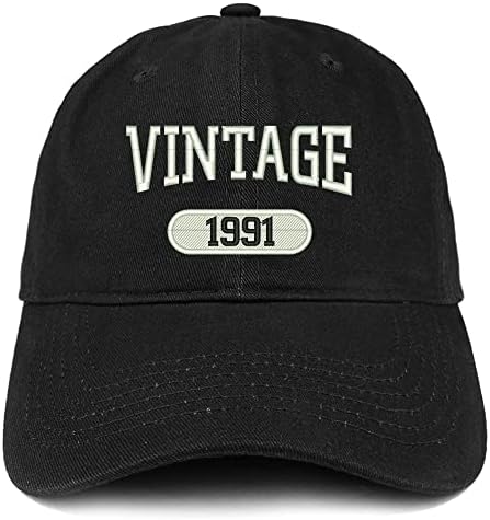 טרנדי הלבשה חנות בציר 1991 רקום 32 יום הולדת רגוע הולם כותנה כובע