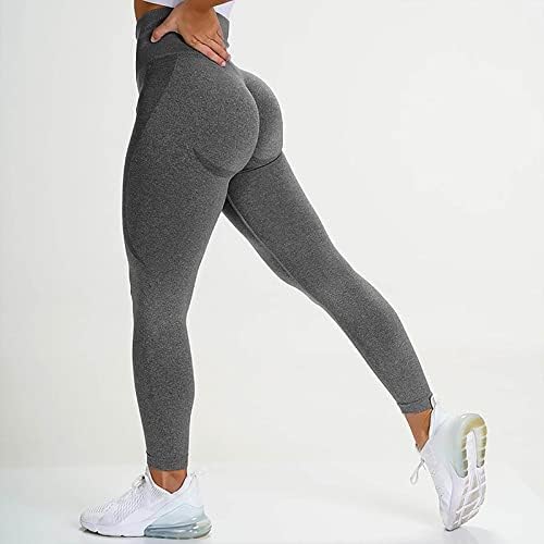 מבודד יוגה מכנסיים חלקה התחת הרמת אימון חותלות לנשים גבוהה מותן יוגה מכנסיים צמר מרופד חותלות