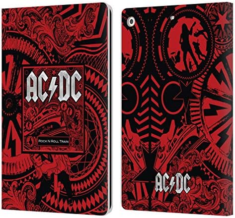 עיצובים של מקרה ראש מעצבים רשמית AC/DC ACDC Rock N Roll אלבום רכבת אמנות עור ארנק עור מארז תואם ל- Apple