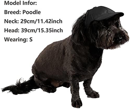 כלב כובע כלב שמש כובע כלב בייסבול כובע כלב כובע כלב כובעי עבור קטן בינוני גדול כלבים עם אוזן חורים,
