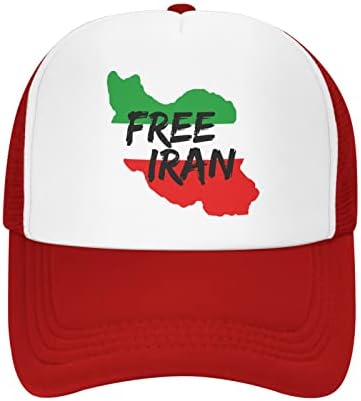 איראן דגל חופש משלוח גברים של נשים רשת כובע קלאסי כובע קש אבא כובע קיץ בייסבול נהג משאית כובעים שחור