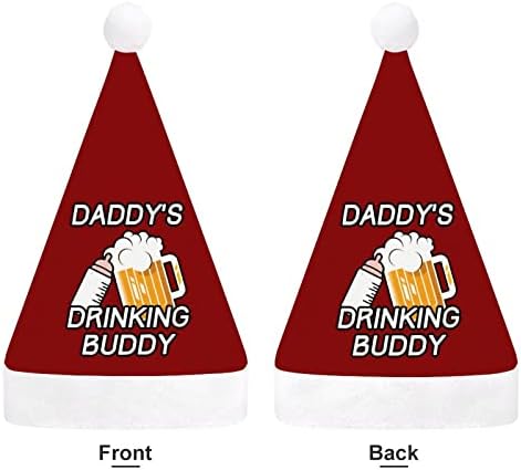 אבא של שתיית באדי חג המולד כובע סנטה כובע מצחיק חג המולד כובעי חג מסיבת כובעי עבור נשים / גברים