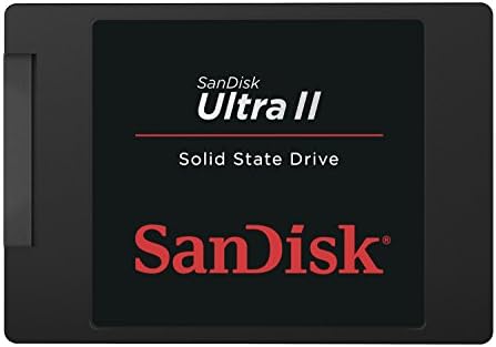 Sandisk Ultra II 480GB כונן מצב מוצק, שחור